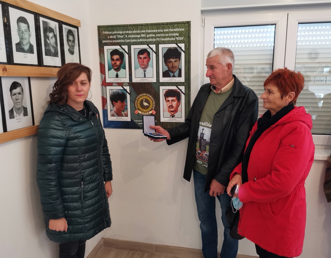 Spomen-soba u Domu hrvatskih branitelja u Jarmini